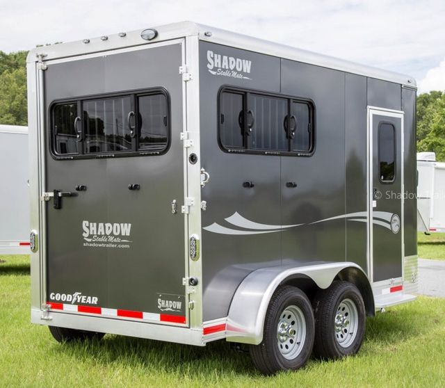 2026 Shadow 2 Horse Slant with Drop Feed Windows & Escape Door  - 22959927 - 2