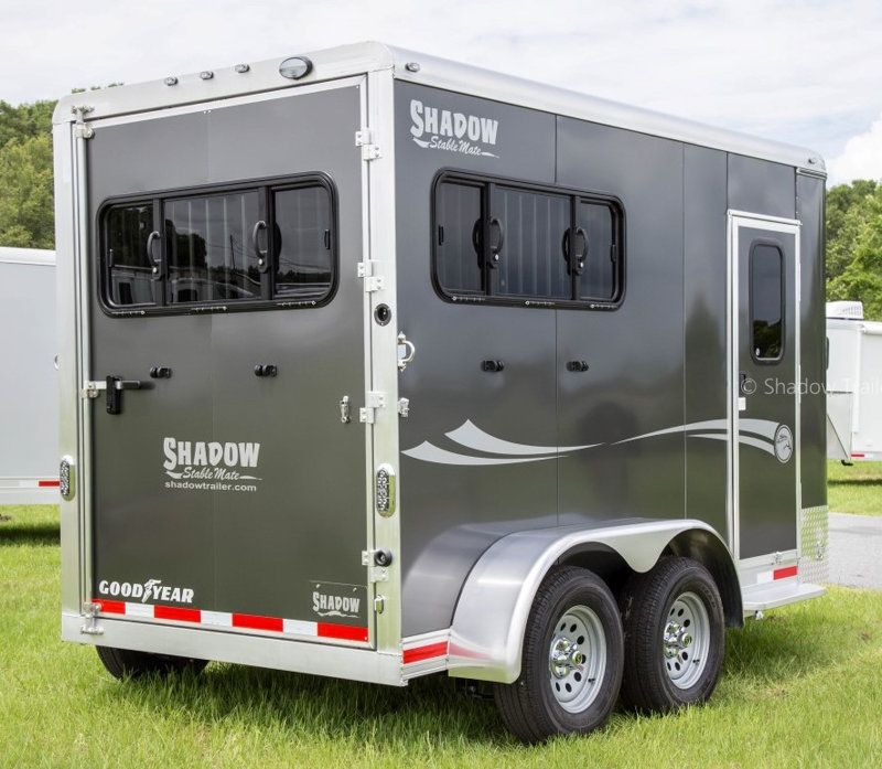 2026 Shadow 2 Horse Slant with Drop Feed Windows & Escape Door  - 22959927 - 2