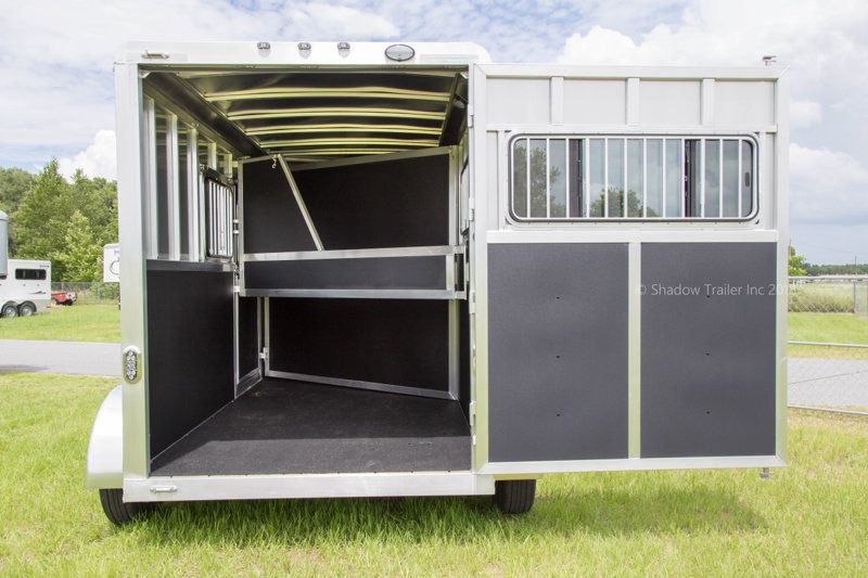 2026 Shadow 2 Horse Slant with Drop Feed Windows & Escape Door  - 22959927 - 4