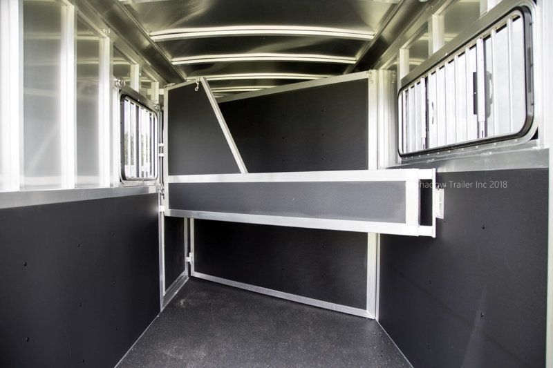2026 Shadow 2 Horse Slant with Drop Feed Windows & Escape Door  - 22959927 - 5