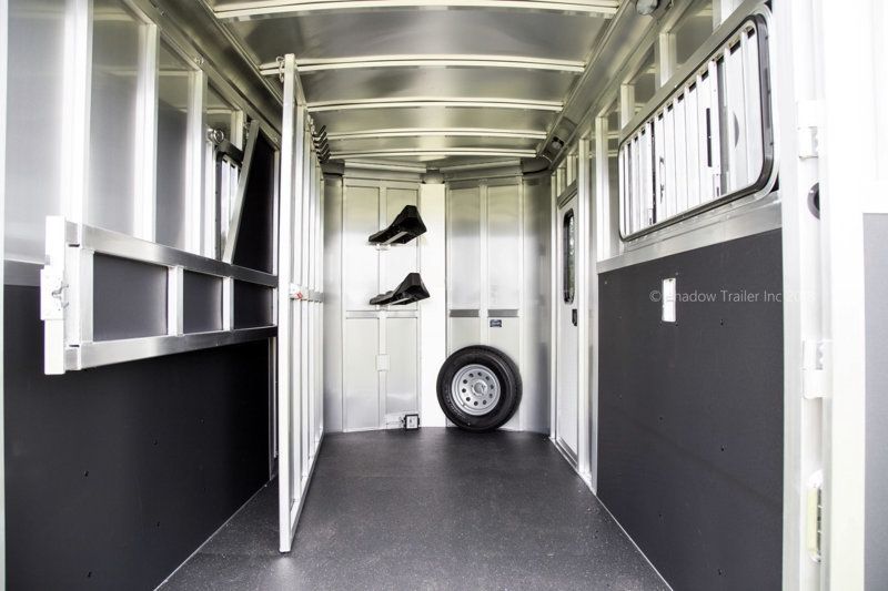 2026 Shadow 2 Horse Slant with Drop Feed Windows & Escape Door  - 22959927 - 7