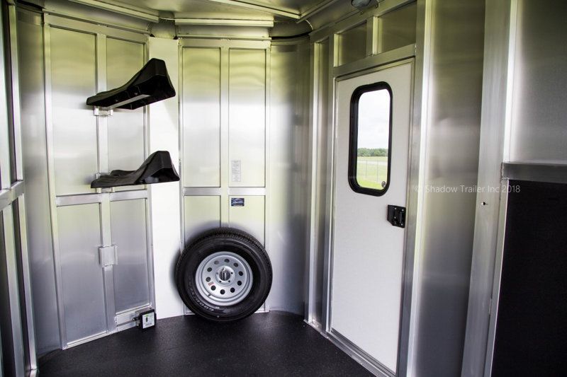 2026 Shadow 2 Horse Slant with Drop Feed Windows & Escape Door  - 22959927 - 8