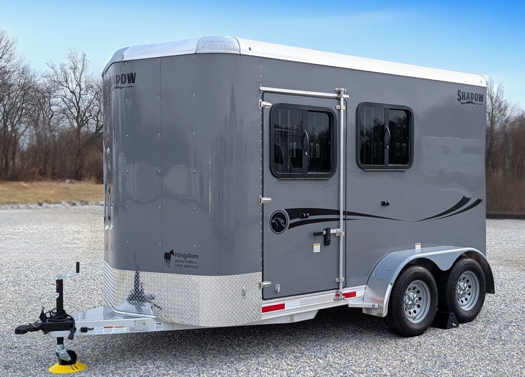 2026 Shadow 2 Horse Slant with Drop Feed Windows & Escape Door  - 23000333 - 1