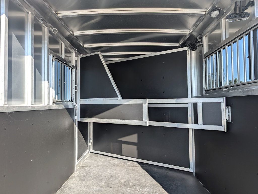 2026 Shadow 2 Horse Slant with Drop Feed Windows & Escape Door  - 23000333 - 4