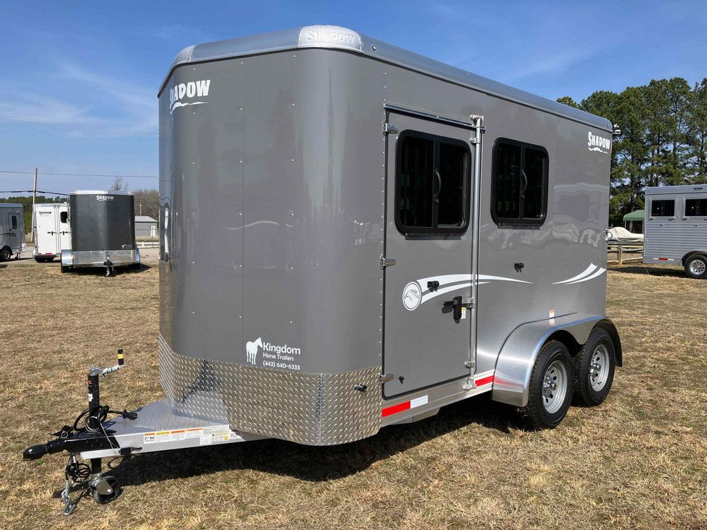2026 Shadow 2 Horse Slant with Drop Feed Windows & Escape Door  - 22981555 - 1