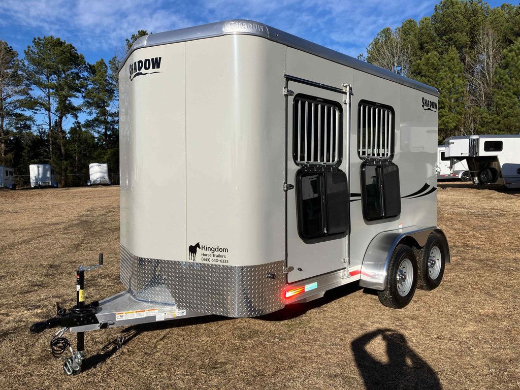 2026 Shadow 2 Horse Slant with Drop Feed Windows & Escape Door  - 22983801 - 1