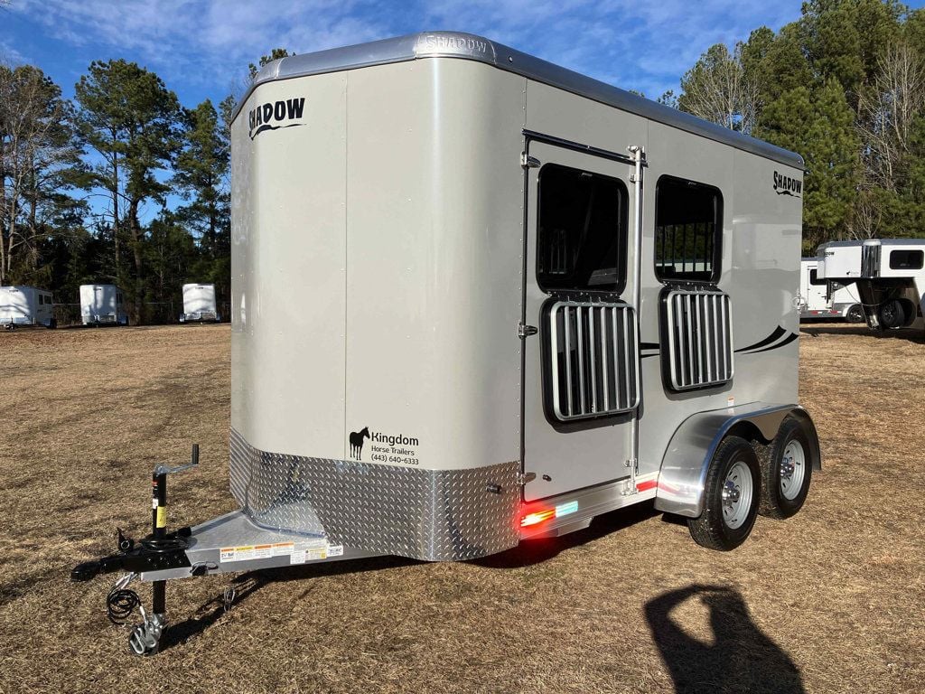 2026 Shadow 2 Horse Slant with Drop Feed Windows & Escape Door  - 22983801 - 2