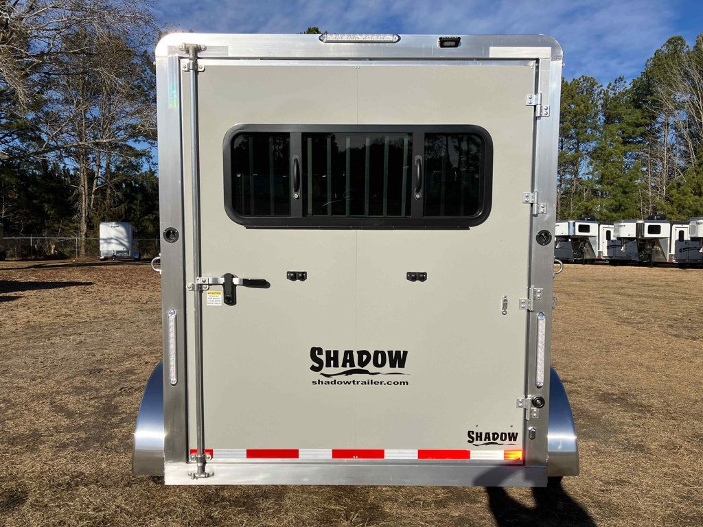 2026 Shadow 2 Horse Slant with Drop Feed Windows & Escape Door  - 22983801 - 5
