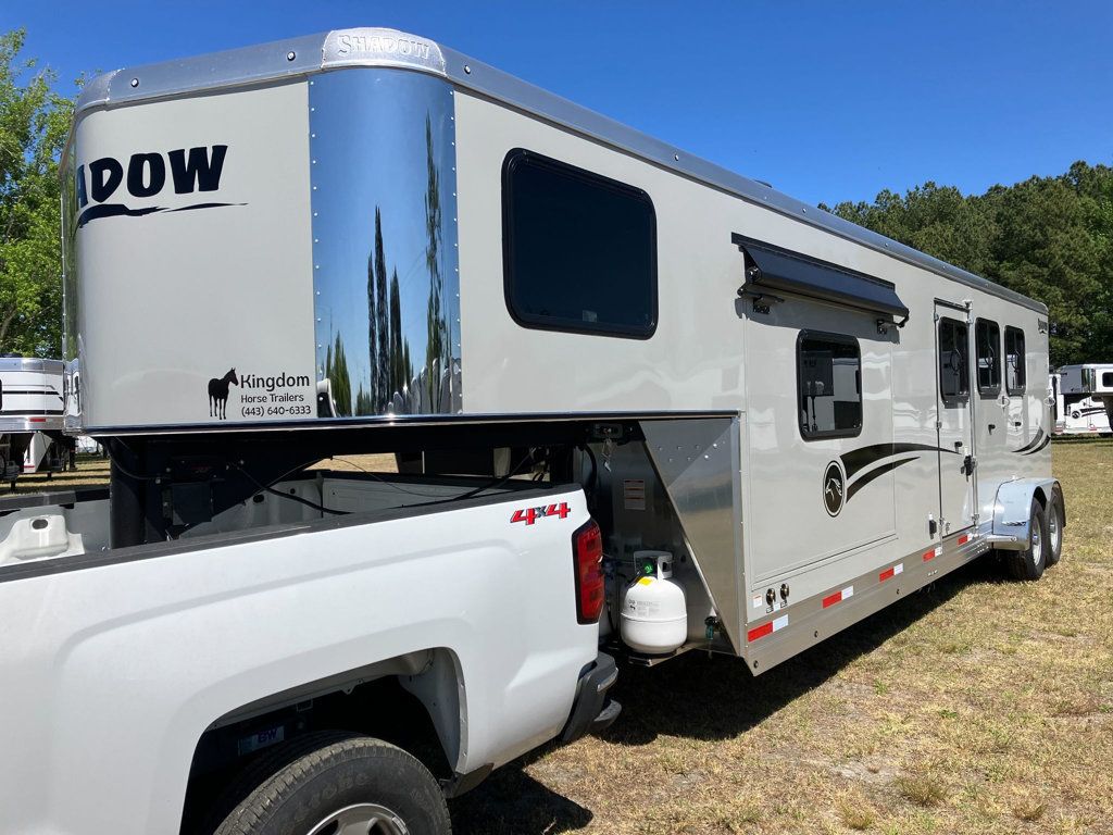 2026 Shadow 3 Horse Slant 10'6 Living Quarter-BIG Fridge!  - 23016429 - 1