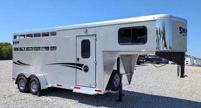 2026 Shadow 3 Horse Slant Open Air Goose Neck
