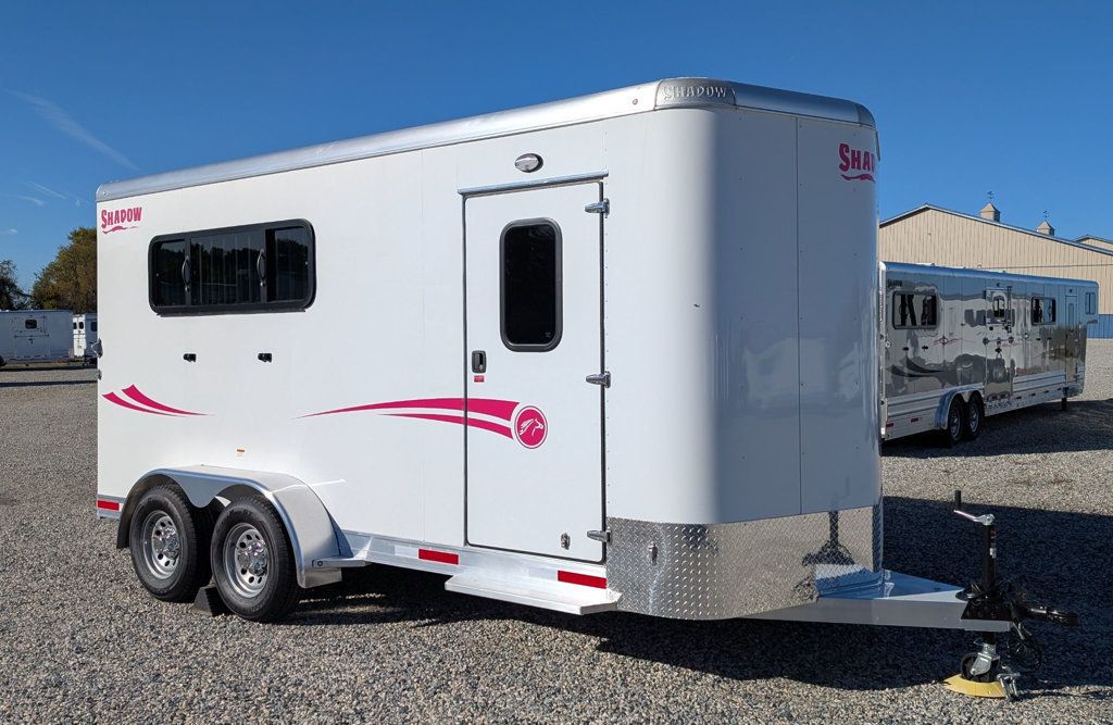 2026 Shadow 3 Horse Slant with Drop Feed Windows  - 22936592 - 1