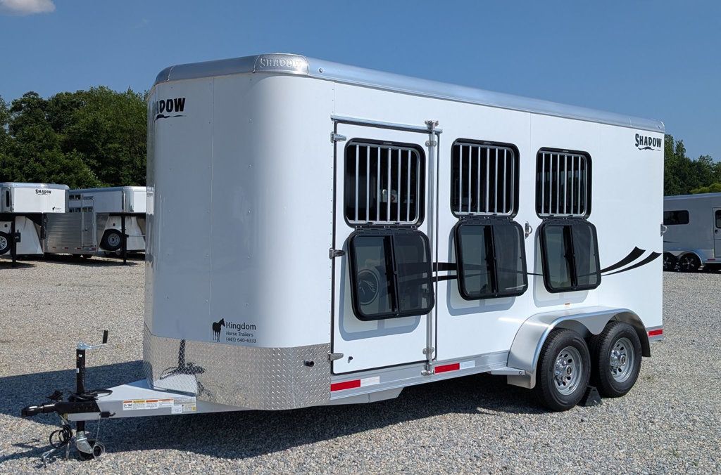 2026 Shadow 3 Horse Slant with Drop Feed Windows  - 22936759 - 1
