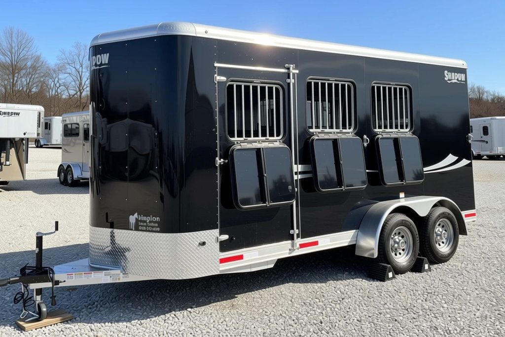 2026 Shadow 3 Horse Slant with Drop Feed Windows  - 22957104 - 0
