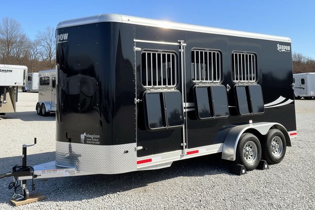 2026 Shadow 3 Horse Slant with Drop Feed Windows  - 22957104 - 0