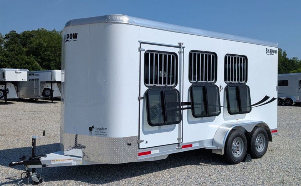 2026 Shadow 3 Horse Slant with Drop Feed Windows  - 22961906 - 3