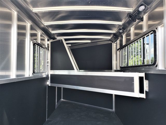 2026 Shadow 3 Horse Slant with Drop Feed Windows Goose Neck  - 22953924 - 6