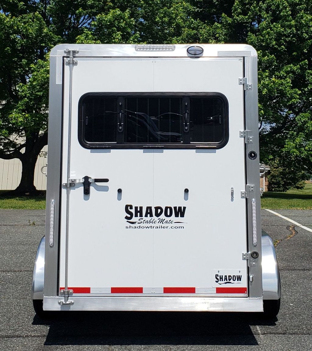 2026 Shadow 3 Horse Slant with Drop Feed Windows Goose Neck  - 23015356 - 4