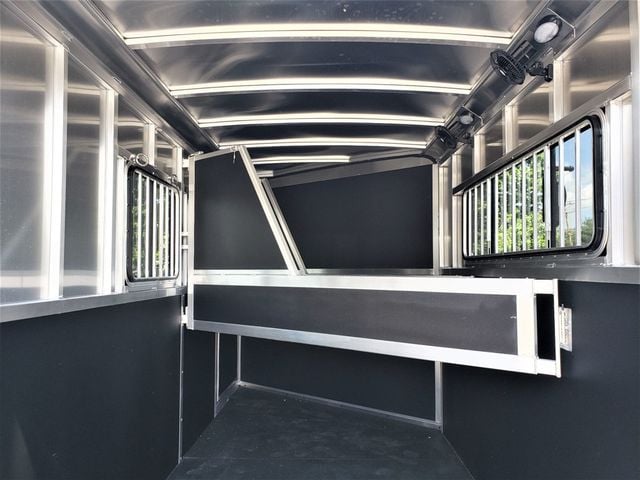 2026 Shadow 3 Horse Slant with Drop Feed Windows Goose Neck  - 23015356 - 6