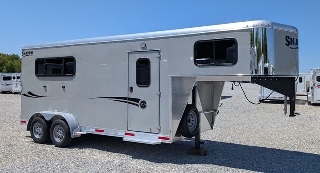 2026 Shadow 3 Horse Slant with Drop Feed Windows Goose Neck  - 23024439 - 1