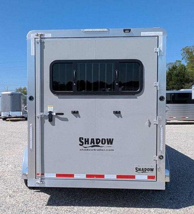 2026 Shadow 3 Horse Slant with Drop Feed Windows Goose Neck  - 23024439 - 4