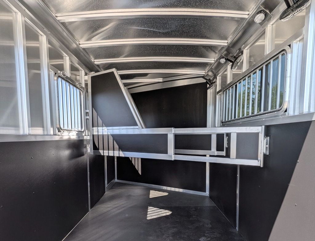 2026 Shadow 3 Horse Slant with Drop Feed Windows Goose Neck  - 23024439 - 6