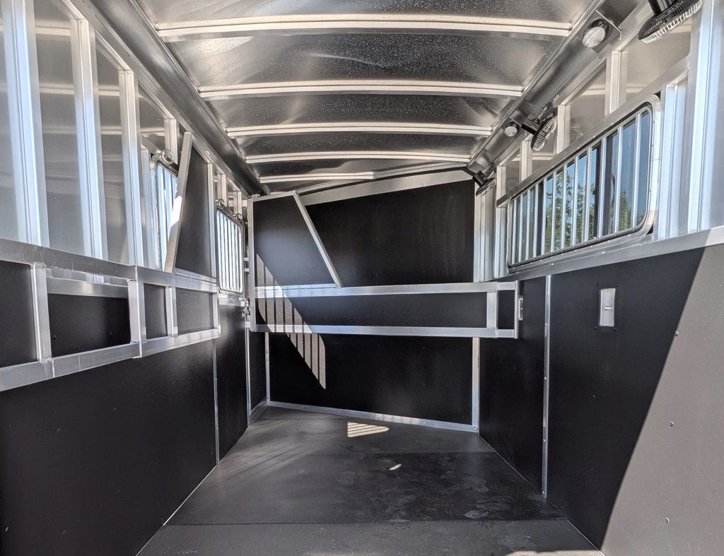 2026 Shadow 3 Horse Slant with Drop Feed Windows Goose Neck  - 23024439 - 7