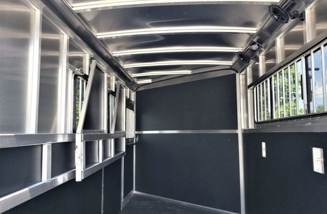2026 Shadow 3 Horse Slant with Drop Feed Windows Goose Neck  - 22980757 - 8