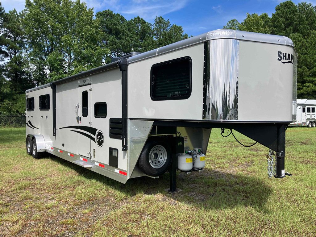 2026 Shadow 4 Horse Slant 10'6 Living Quarters with Slide  - 22899958 - 0