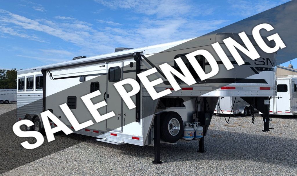 2026 SMC 3 Horse Slant 14' Living Quarters w/ Slide Patriot  - 22882138 - 0