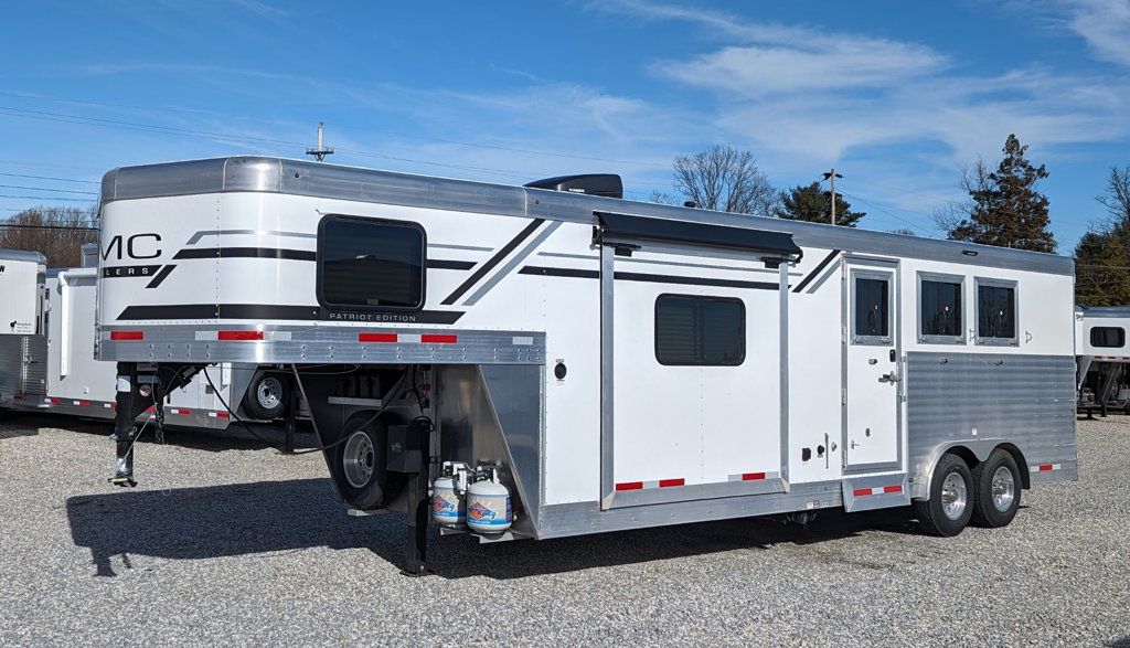 2026 SMC 3 Horse Slant 14' Living Quarters w/ Slide Patriot  - 22984028 - 1