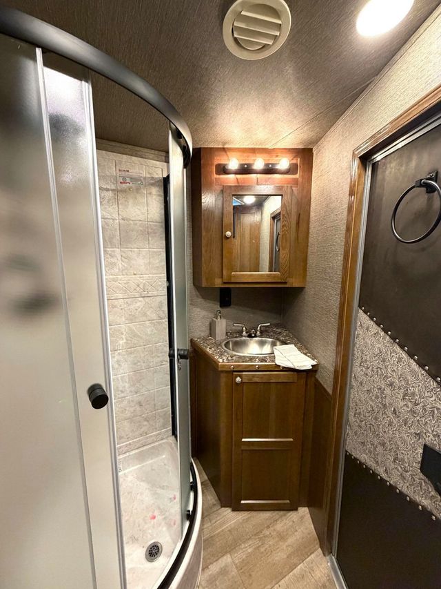 2026 SMC 3 Horse Slant 14' Living Quarters w/ Slide Patriot  - 22992797 - 13