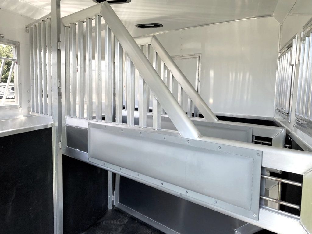 2026 SMC 3 Horse Slant 14' Living Quarters w/ Slide Patriot  - 22992797 - 3