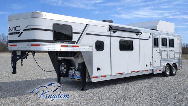 2026 SMC 3 Horse Slant 14' Living Quarters w/ Slide Patriot  - 23004899 - 0