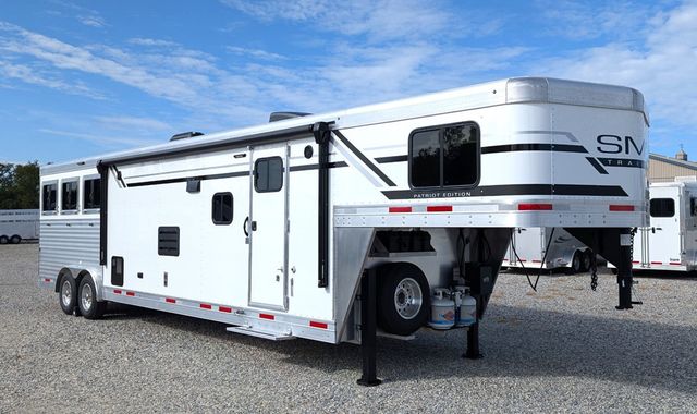 2026 SMC 3 Horse Slant 14' Living Quarters w/ Slide Patriot  - 23033701 - 1