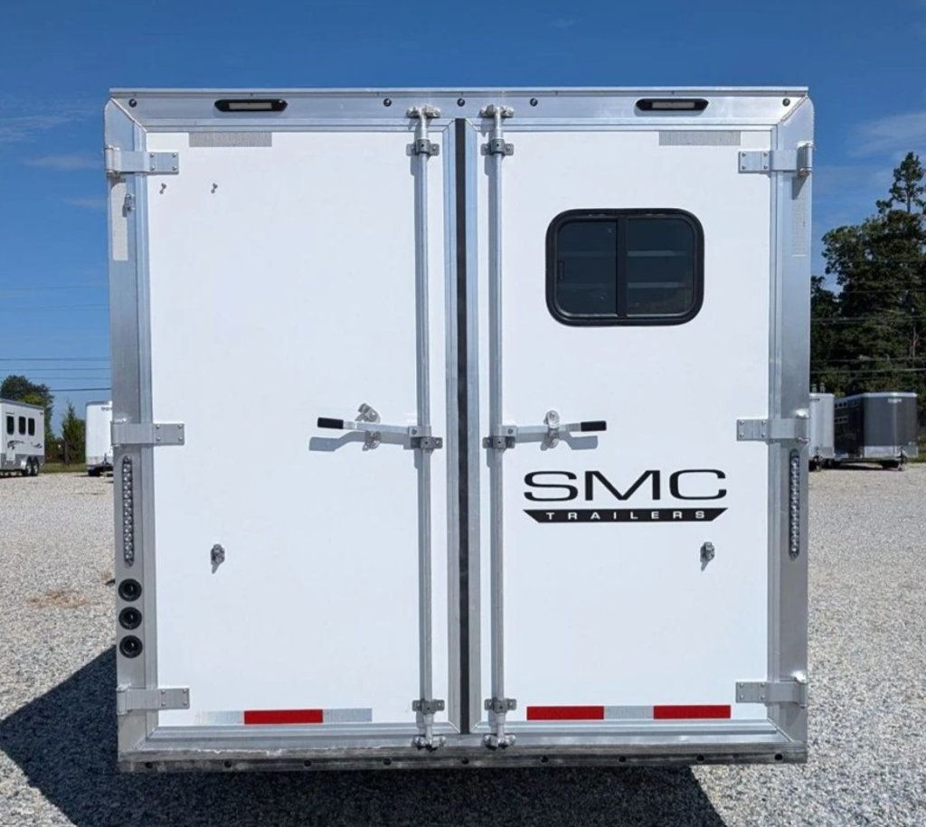 2026 SMC 3 Horse Slant 14' Living Quarters w/ Slide Patriot  - 22968471 - 2