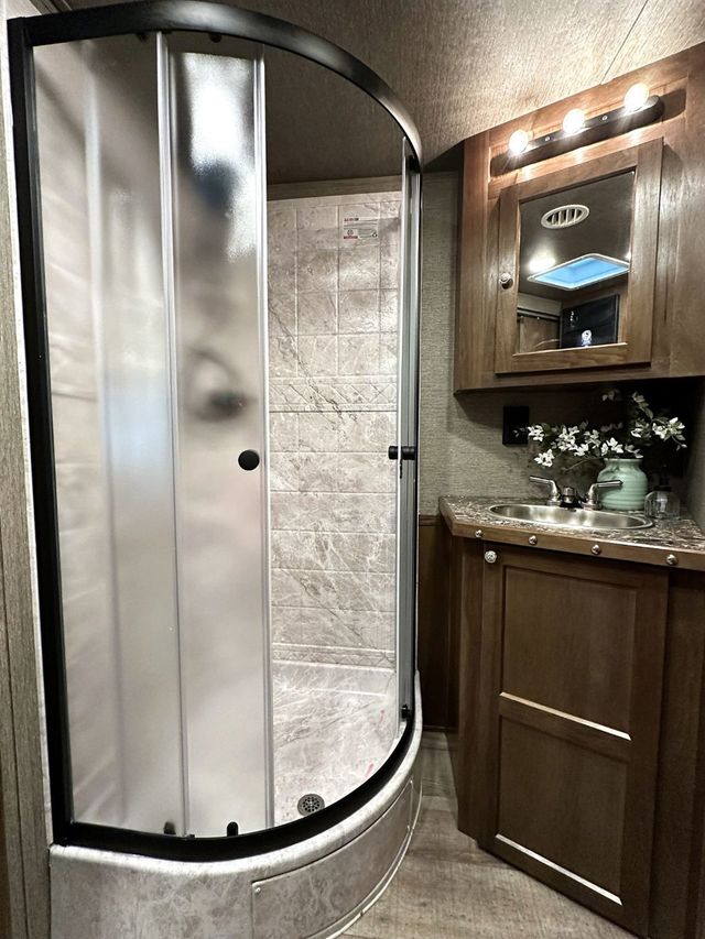 2026 SMC 4 Horse Slant 14' Living Quarters w/ Slide Patriot  - 23010811 - 14