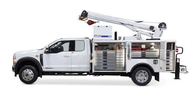 2026 Stellar Hydraulic Service Crane Mechanics Service Truck 4x4 - 22999474 - 2