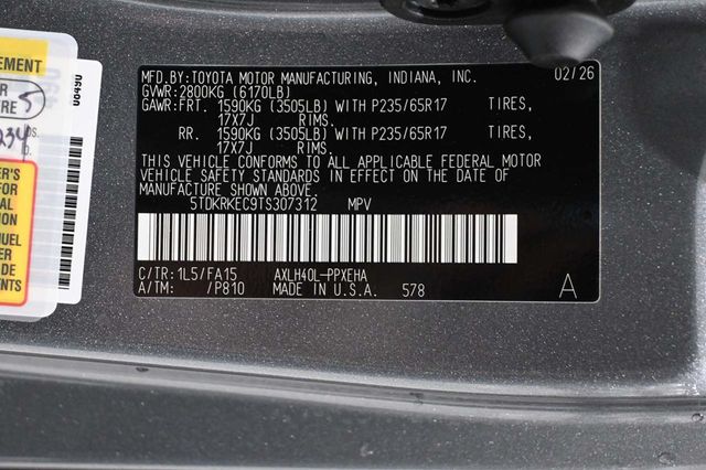 2026 Toyota Sienna LE FWD 8-Passenger - 23008607 - 32
