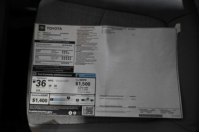 2026 Toyota Sienna LE FWD 8-Passenger - 23008607 - 37