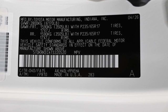 2026 Toyota Sienna LE FWD 8-Passenger - 23092168 - 32