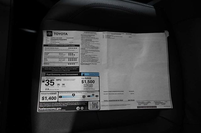 2026 Toyota Sienna XSE AWD 7-Passenger - 23038698 - 38
