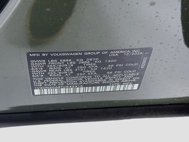 2026 Volkswagen Atlas 2.0T Peak Edition 4MOTION - 23036179 - 31