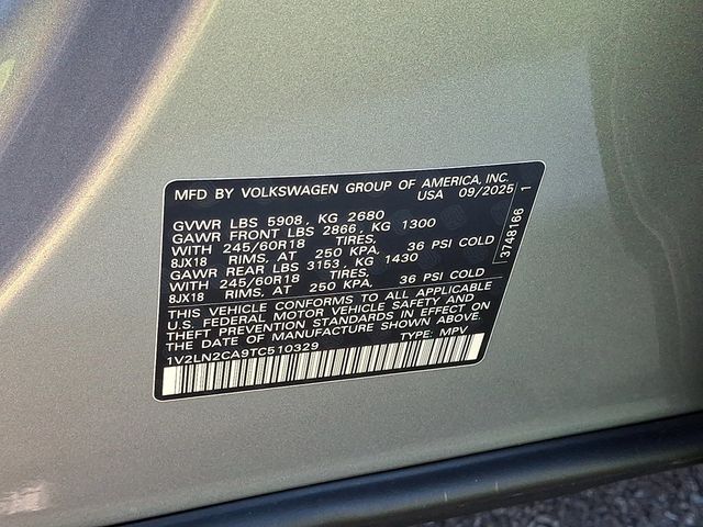 2026 Volkswagen Atlas 2.0T SE 4MOTION - 22928304 - 18