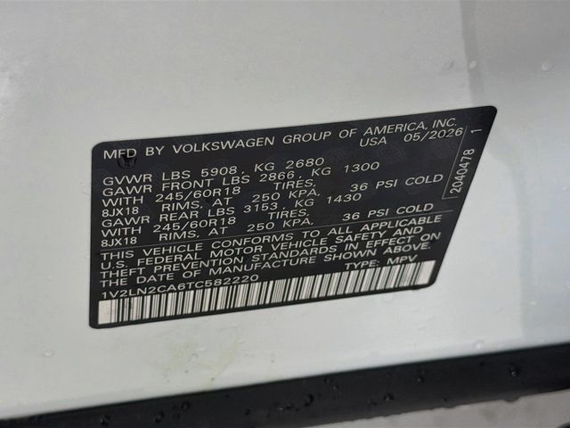 2026 Volkswagen Atlas 2.0T SE 4MOTION - 23048463 - 31