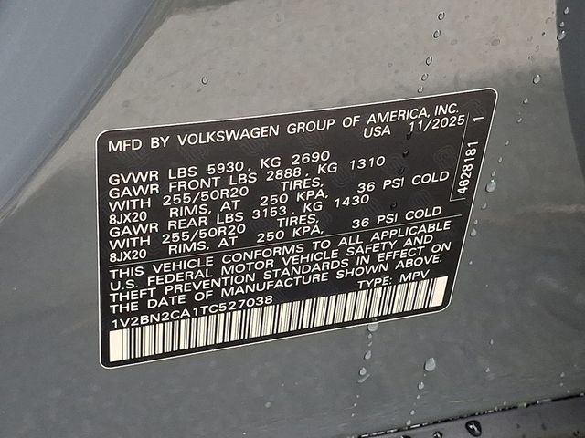 2026 Volkswagen Atlas 2.0T SEL 4MOTION - 22953468 - 20