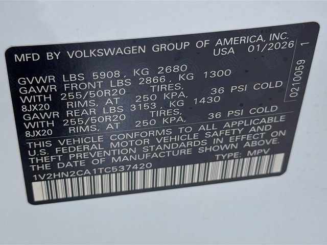 2026 Volkswagen Atlas 2.0T SE w/Technology 4MOTION - 22977074 - 32