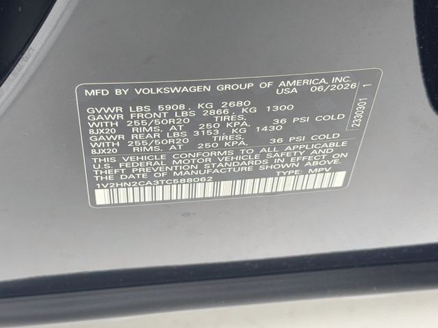 2026 Volkswagen Atlas 2.0T SE w/Technology 4MOTION - 23056804 - 31