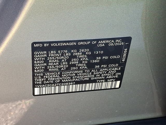 2026 Volkswagen Atlas Cross Sport 2.0T SEL R-Line Black 4MOTION - 22928315 - 19