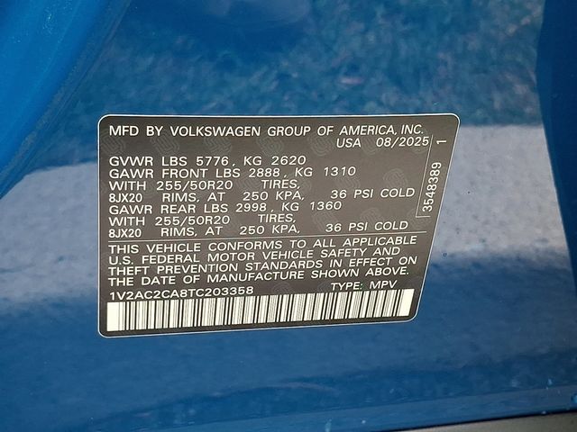 2026 Volkswagen Atlas Cross Sport 2.0T SEL R-Line Black 4MOTION - 22938006 - 13