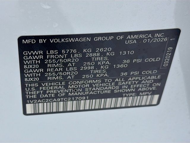 2026 Volkswagen Atlas Cross Sport 2.0T SEL R-Line Black 4MOTION - 22981285 - 33